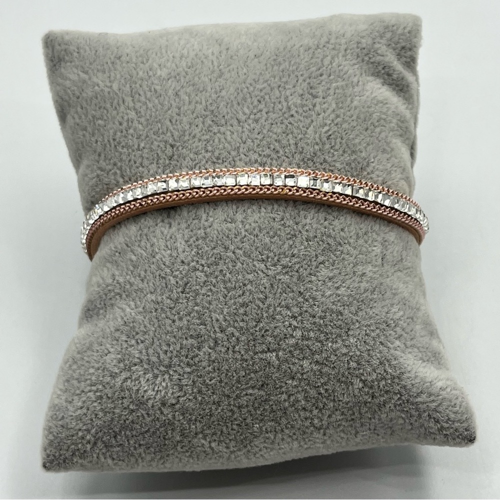 Plunder Dual-Tone Rose Gold and Silver Bracelet - Picture 2 of 3
